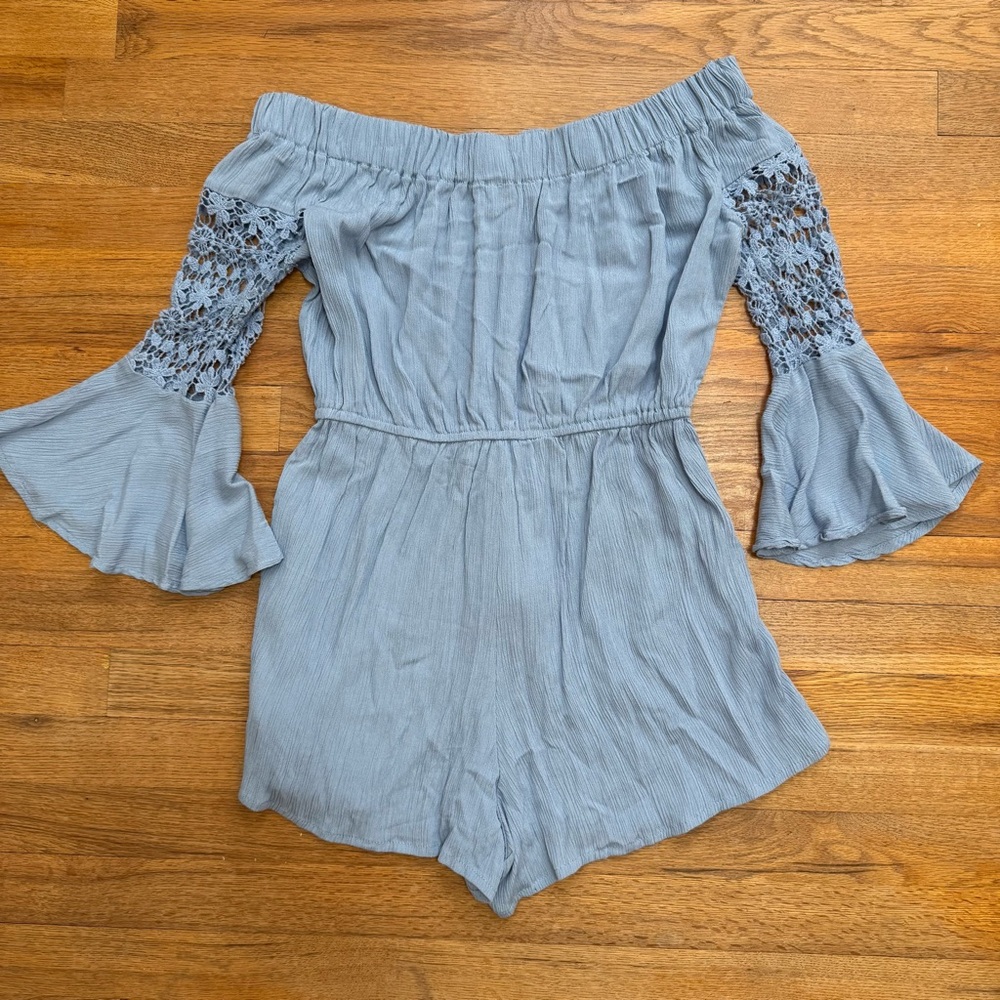 NWT Charlotte Russe Off The Shoulder Romper